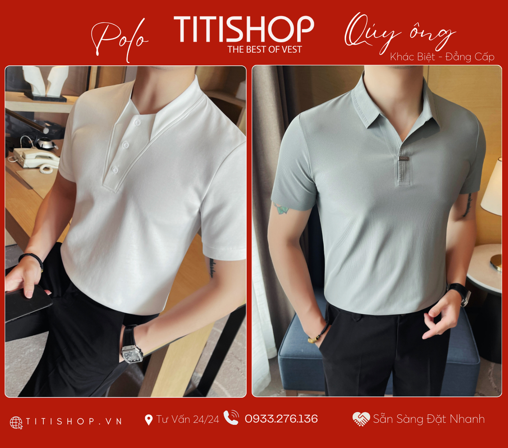 Polo Qúy Ông TitiShop Premium