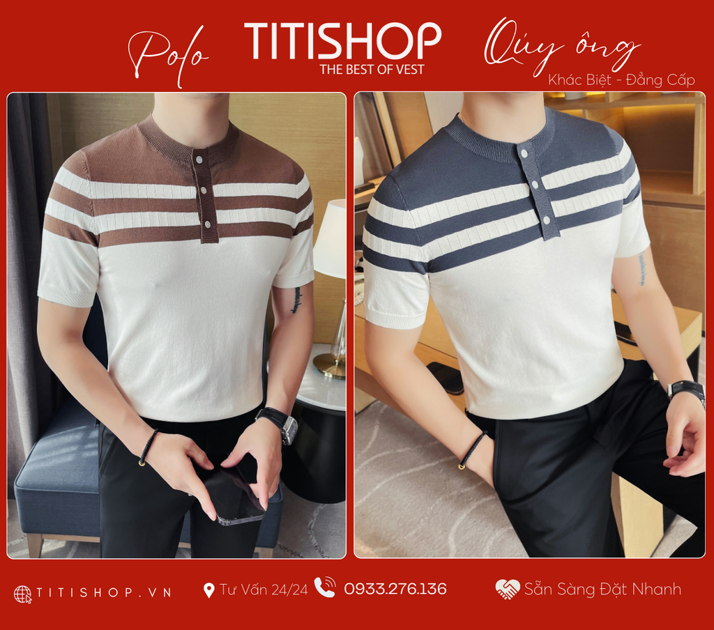 Polo Qúy Ông TitiShop Premium