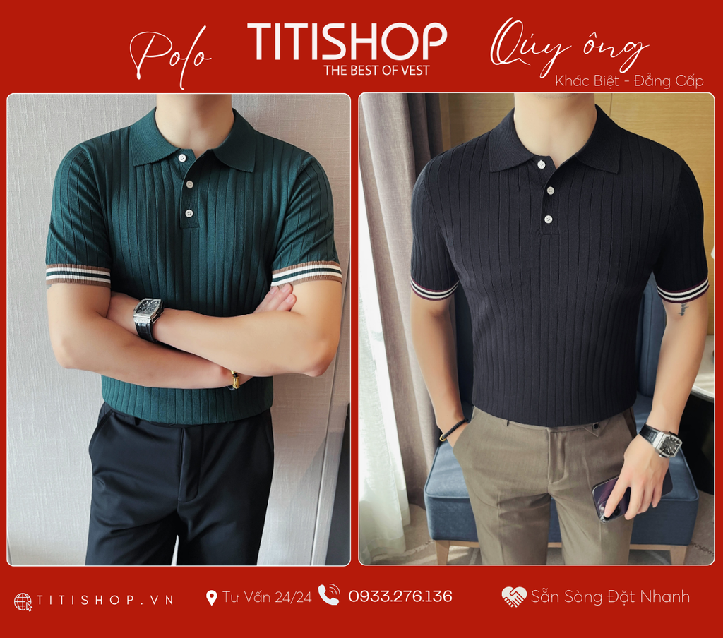 Polo Qúy Ông TitiShop Premium