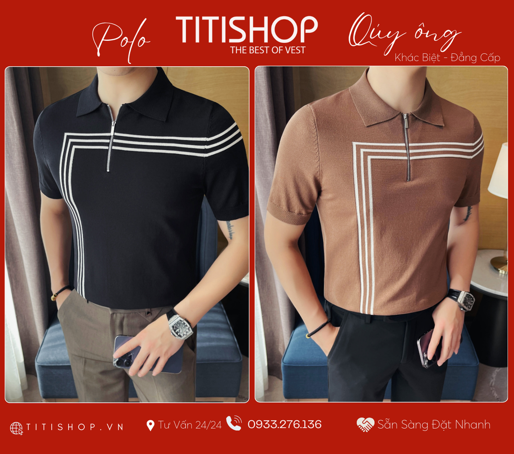 Polo Qúy Ông TitiShop Premium