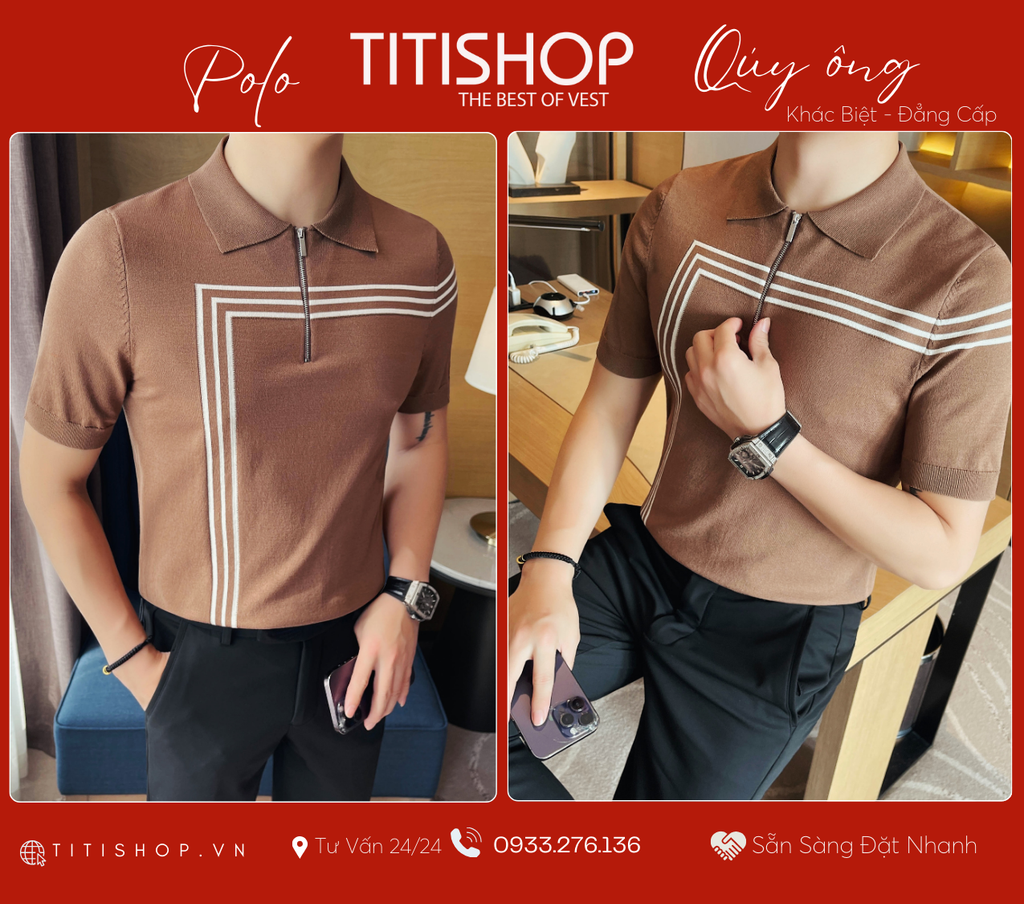Polo Qúy Ông TitiShop Premium