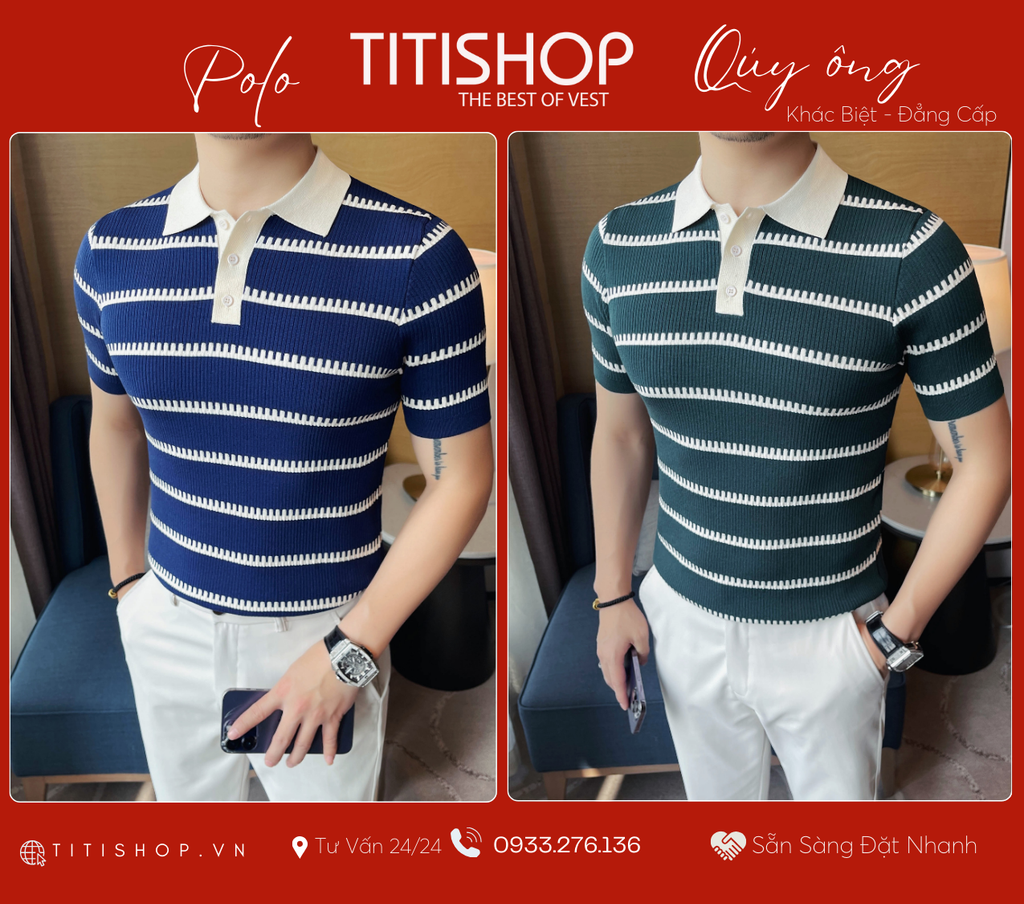 Polo Qúy Ông TitiShop Premium