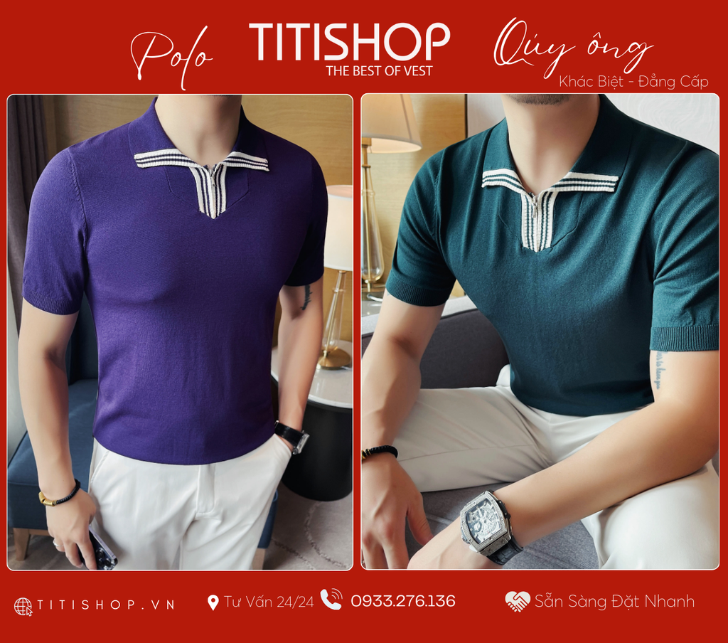 Polo Qúy Ông TitiShop Premium