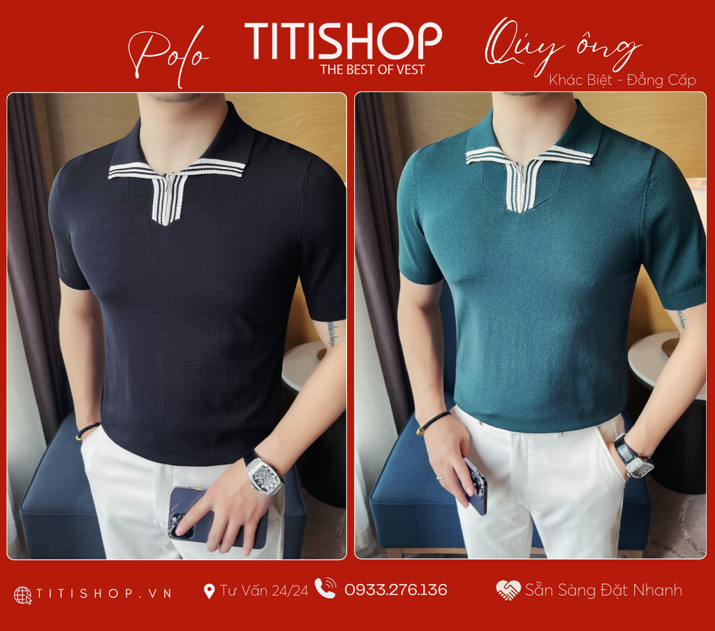 Polo Qúy Ông TitiShop Premium