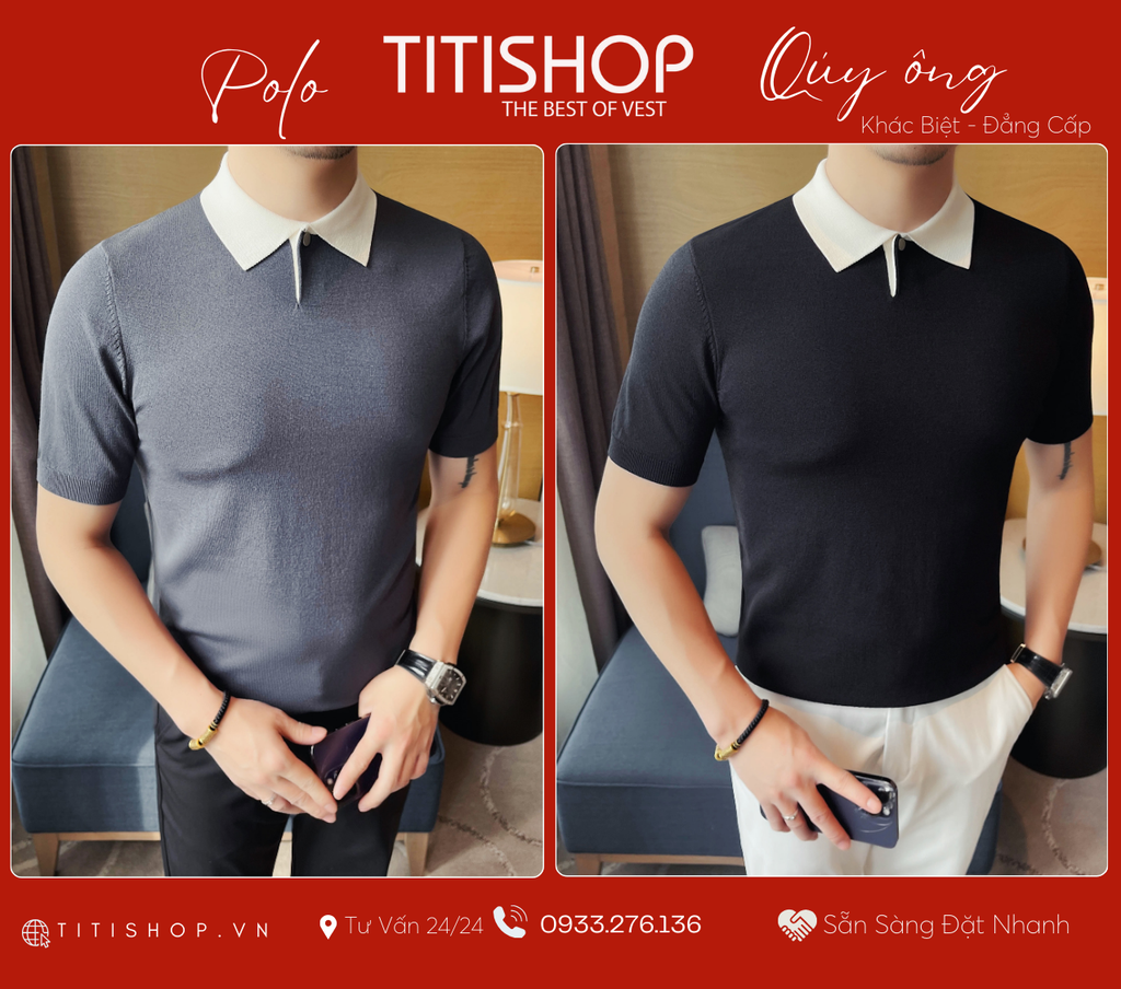 Polo Qúy Ông TitiShop Premium