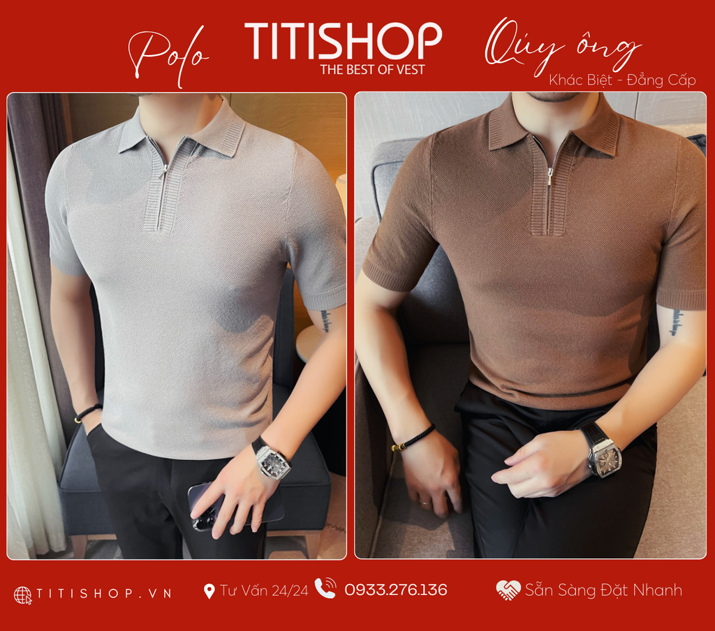 Polo Qúy Ông TitiShop Premium