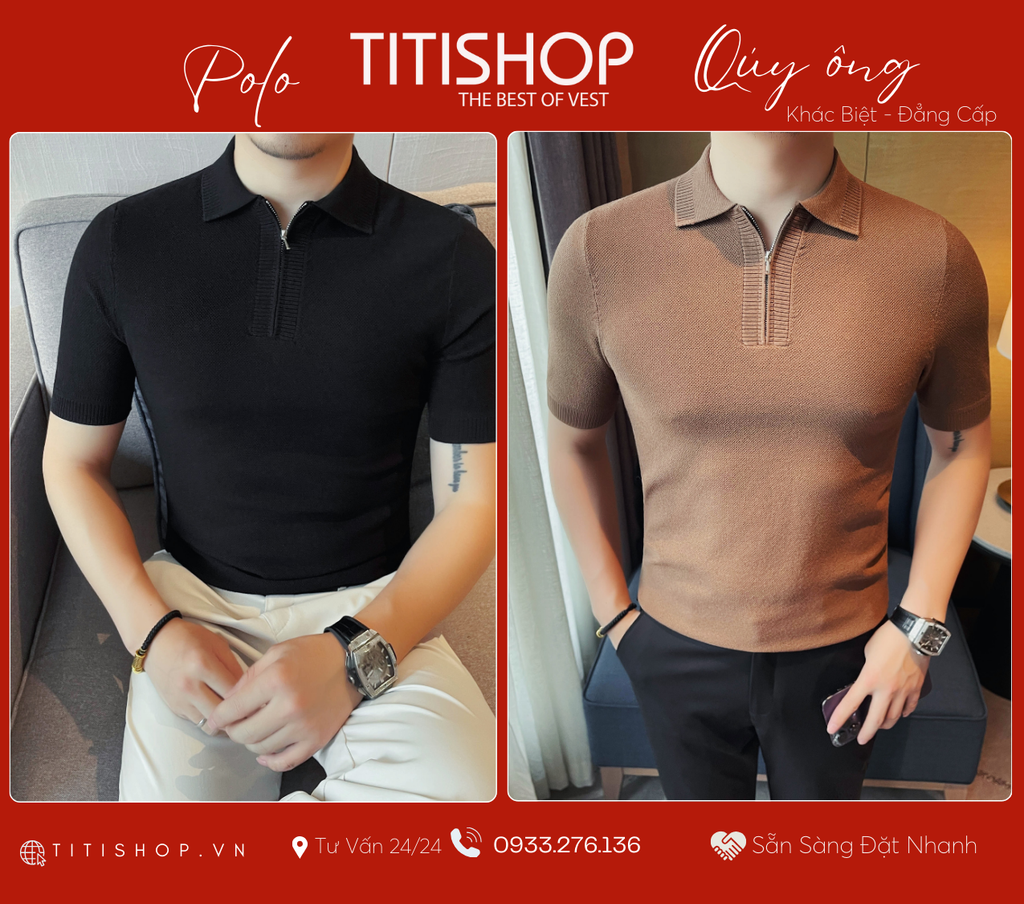 Polo Qúy Ông TitiShop Premium