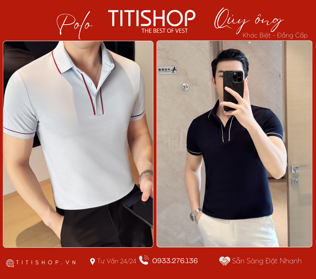 Polo Qúy Ông TitiShop Premium