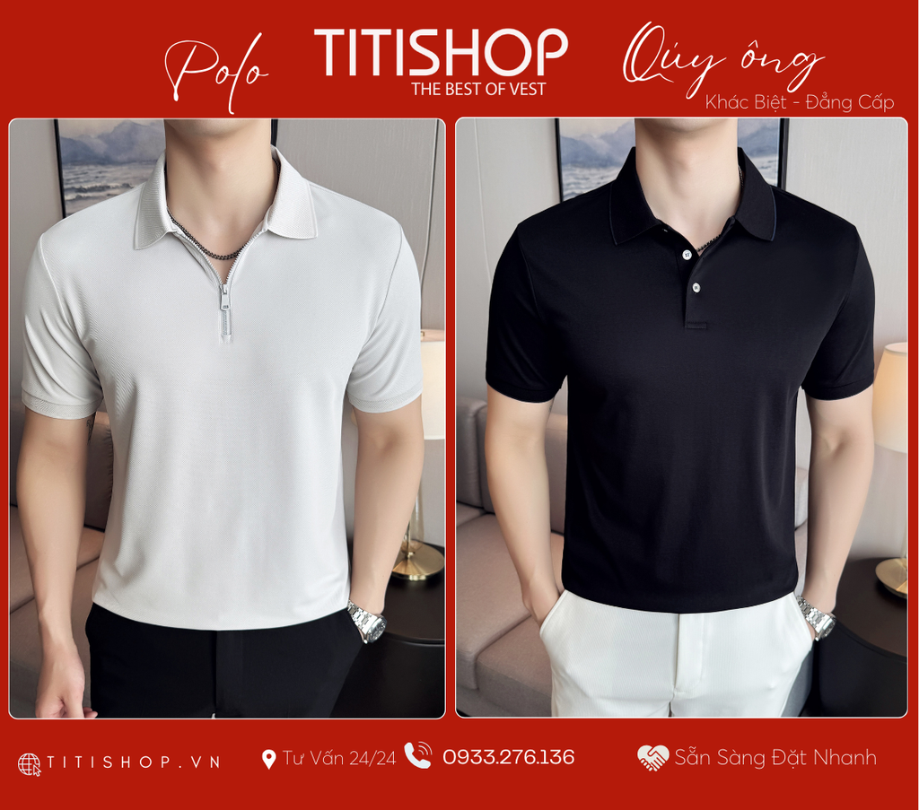 Polo Qúy Ông TitiShop Premium