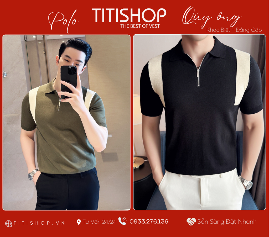 Polo Qúy Ông TitiShop Premium