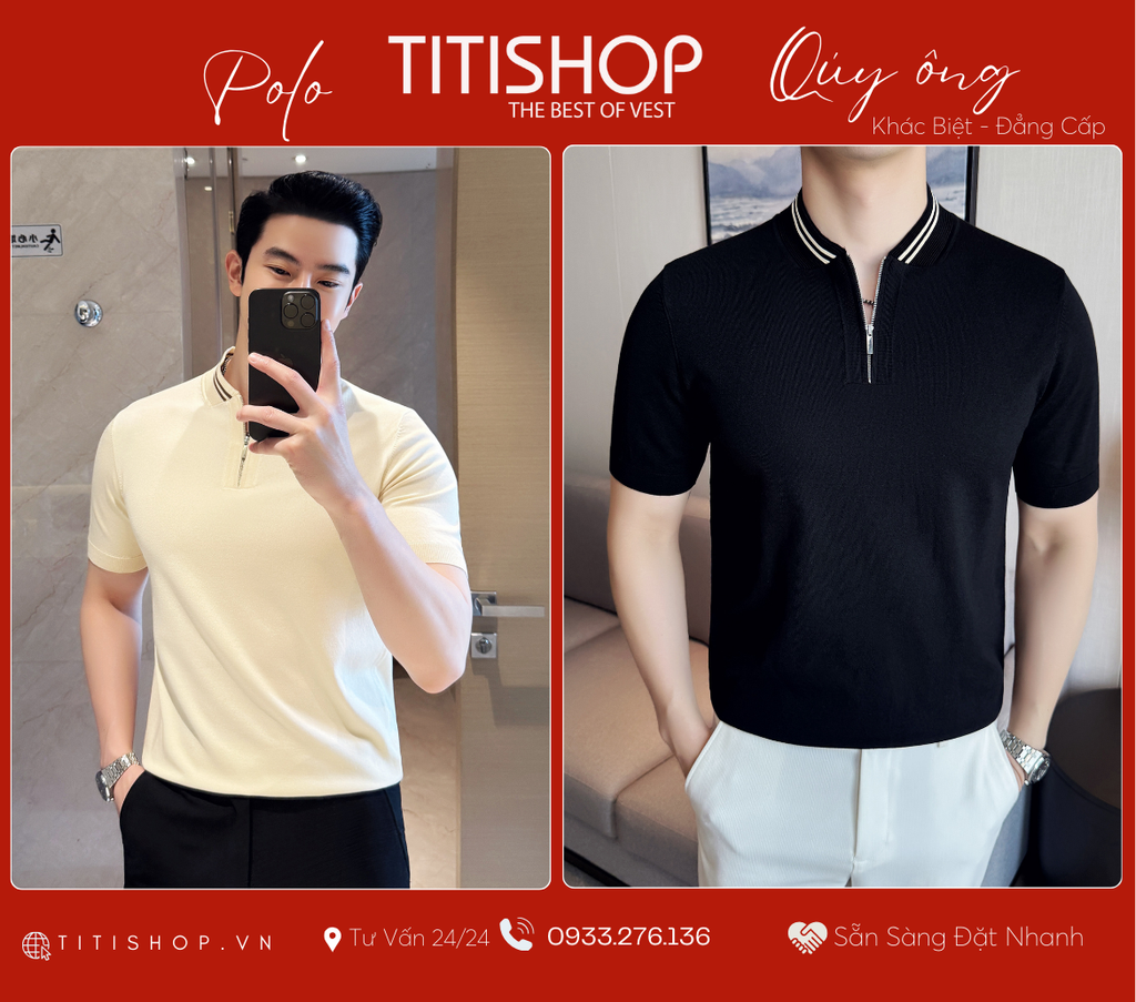 Polo Qúy Ông TitiShop Premium