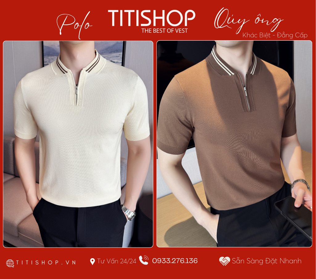 Polo Qúy Ông TitiShop Premium