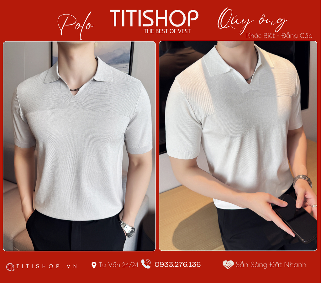 Polo Qúy Ông TitiShop Premium