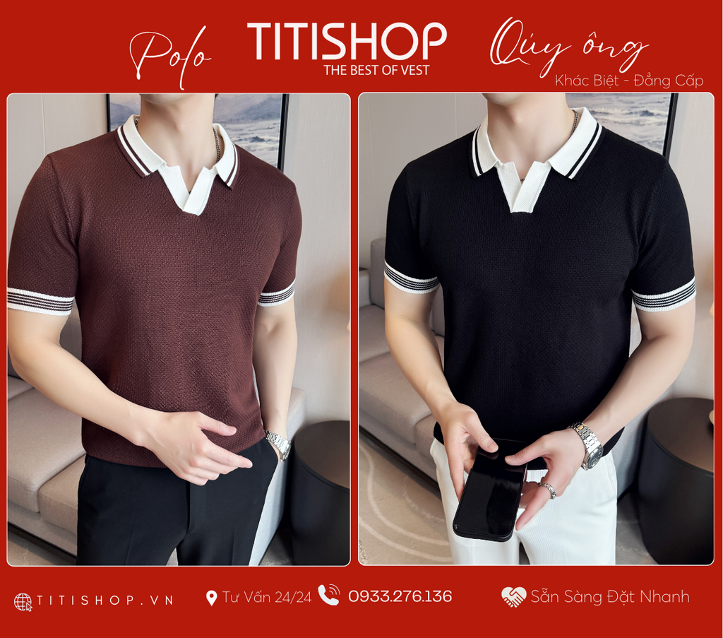 Polo Qúy Ông TitiShop Premium