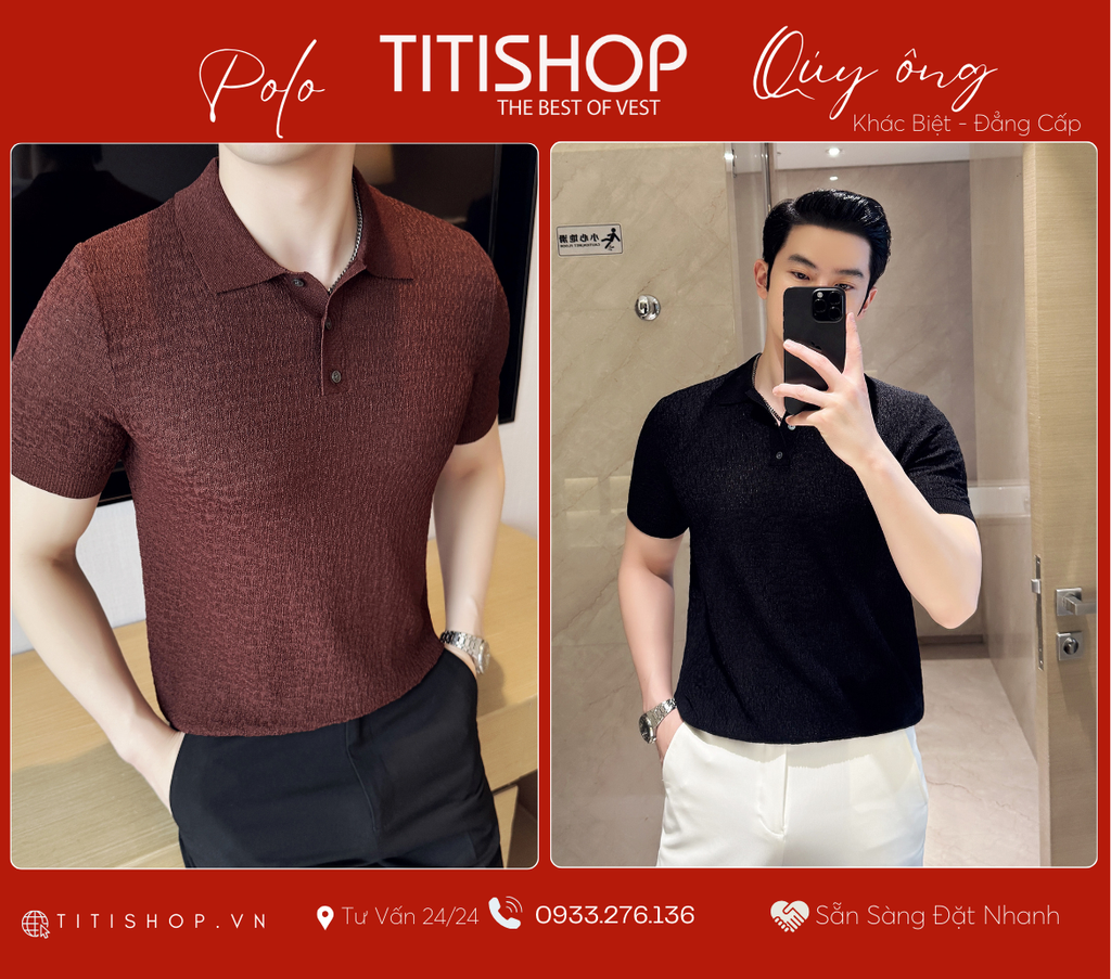 Polo Qúy Ông TitiShop Premium