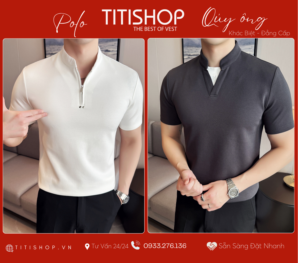 Polo Qúy Ông TitiShop Premium