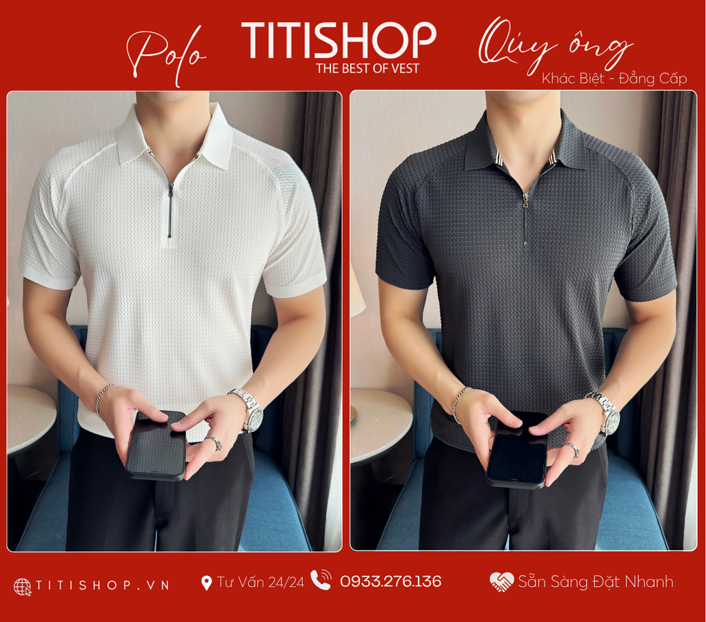 Polo Qúy Ông TitiShop Premium