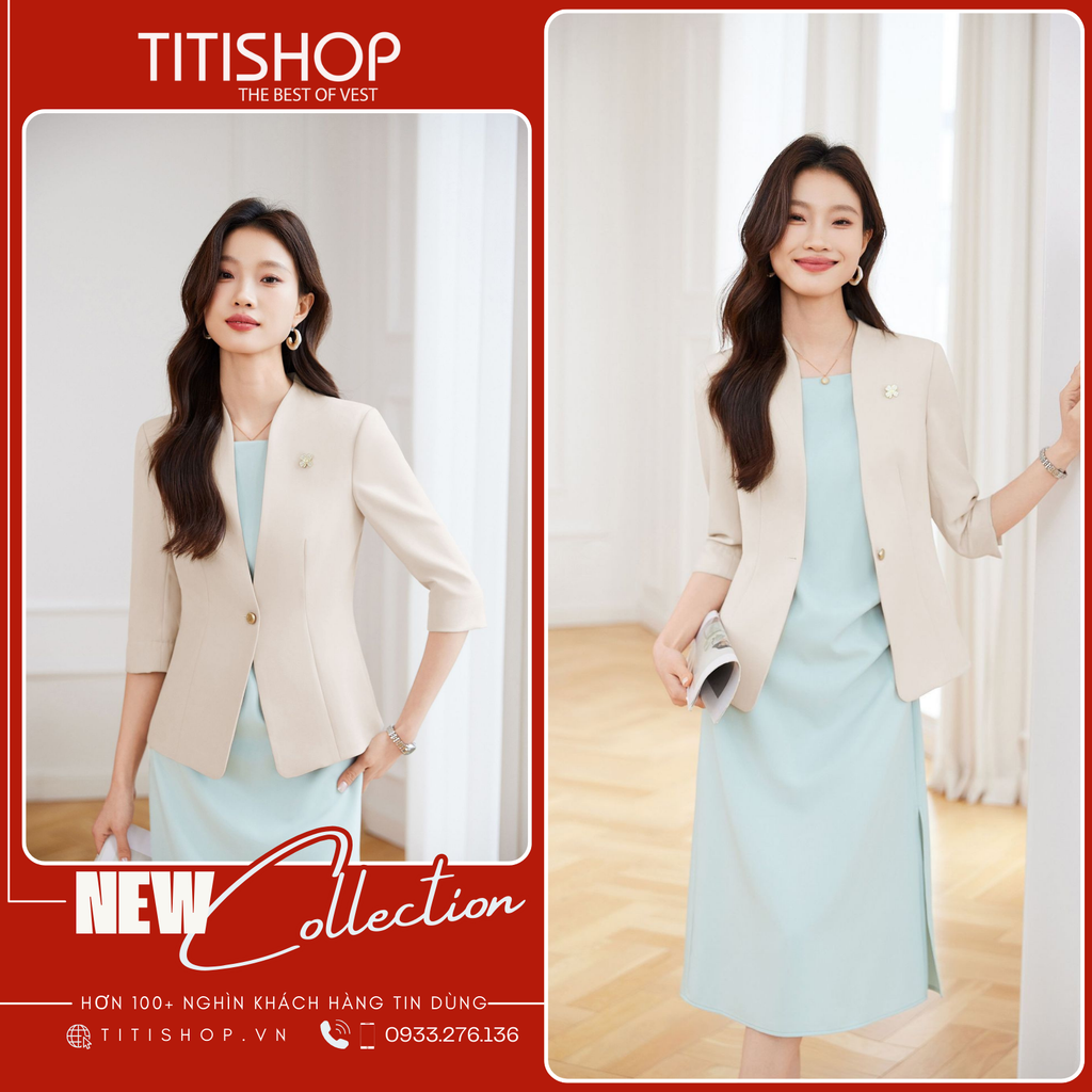 Áo Vest Nữ Tay Lỡ TITISHOP premium