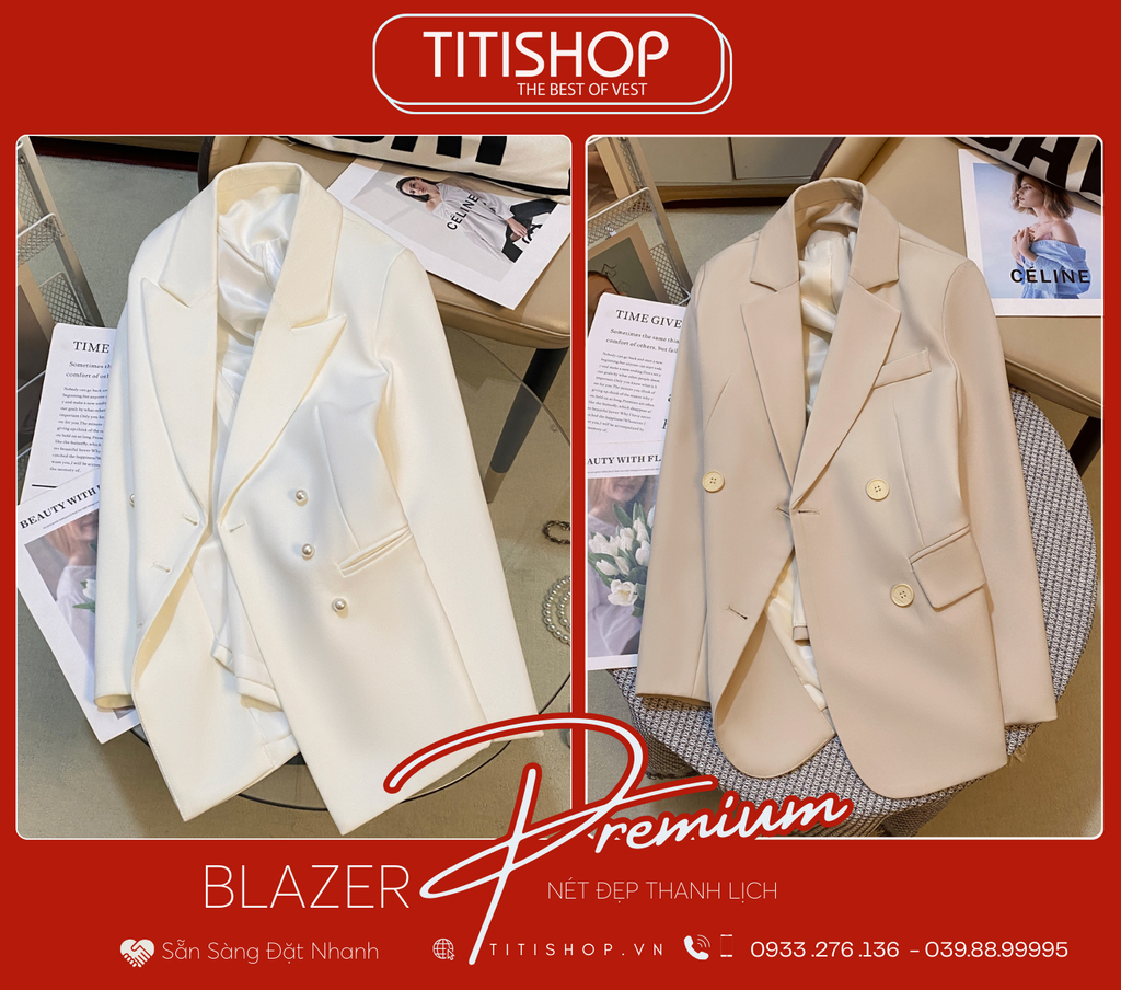 Áo Blazer Nữ Titishop (S-XL)