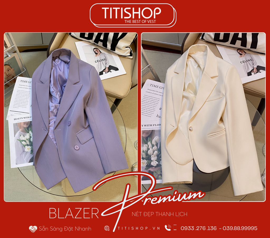 Áo Blazer Nữ Titishop (S-XL)