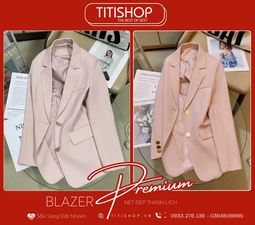 Áo Blazer Nữ Titishop (S-XL)