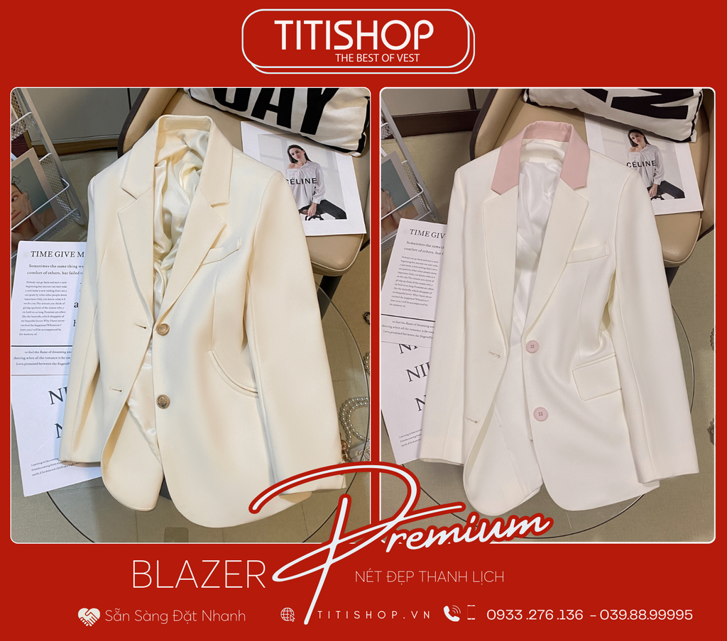 Áo Blazer Nữ Titishop (S-XL)