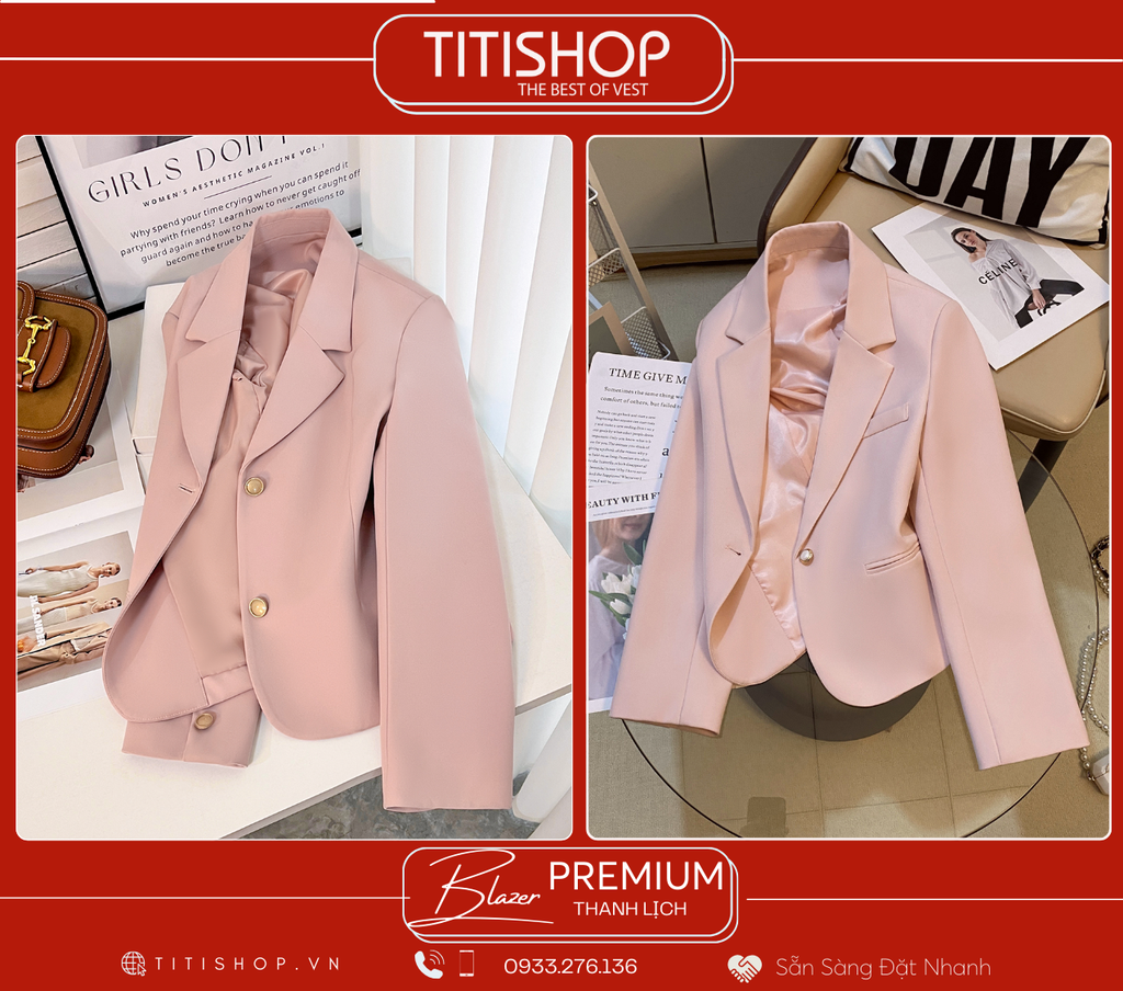 Áo Blazer Nữ Titishop (S-XL)