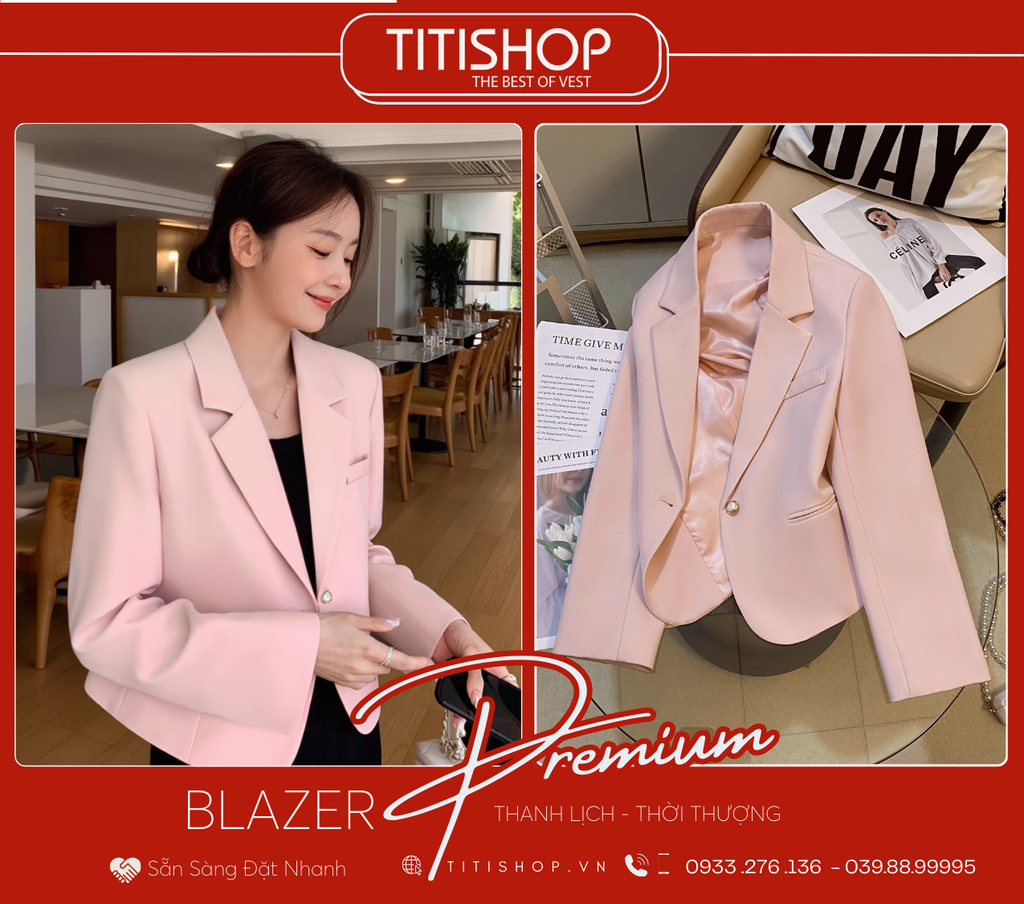 Áo Blazer Nữ Titishop (S-XL)