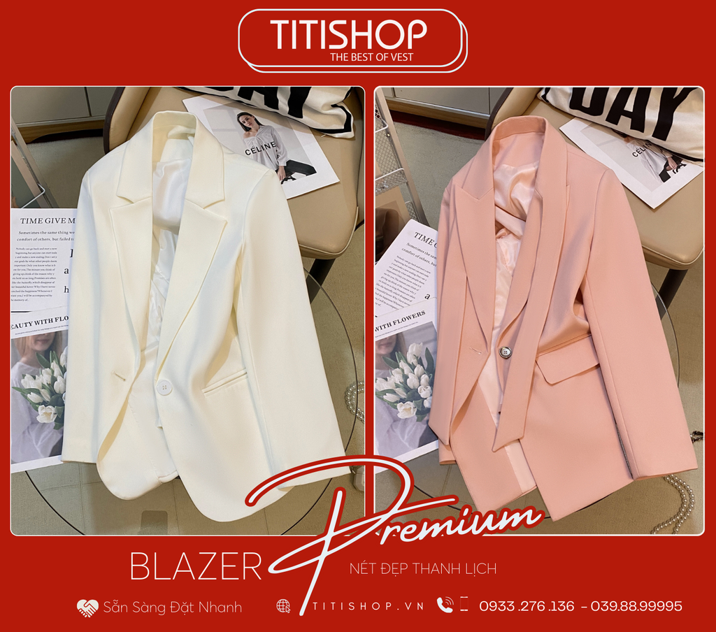 Áo Blazer Nữ Titishop (S-XL)