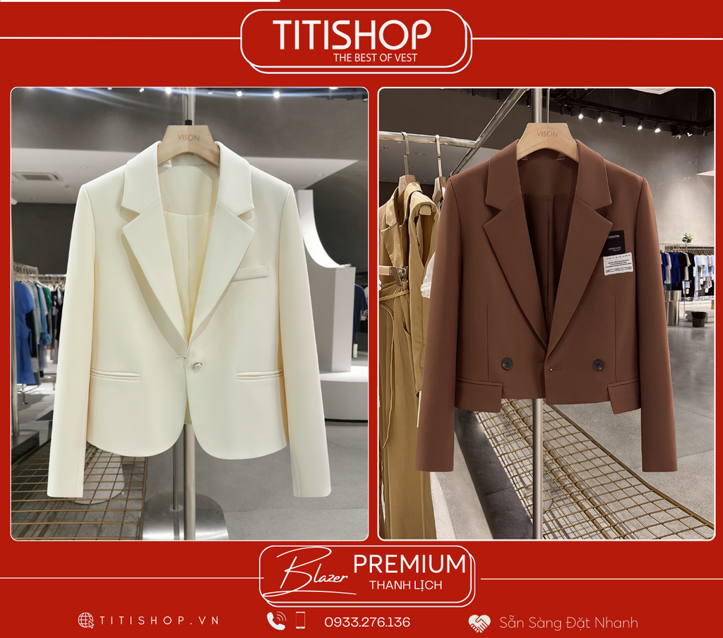 Áo Blazer Nữ Titishop (S-XL)