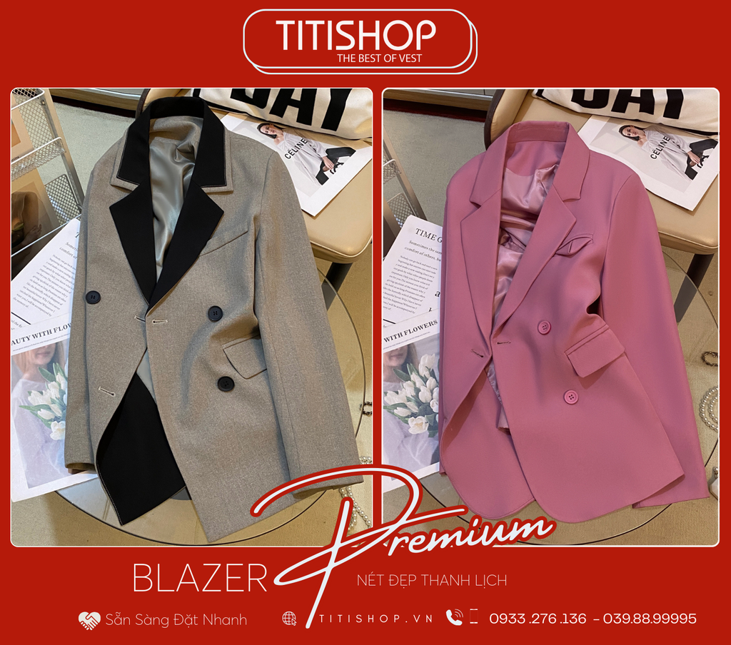 Áo Blazer Nữ Titishop (S-XL)