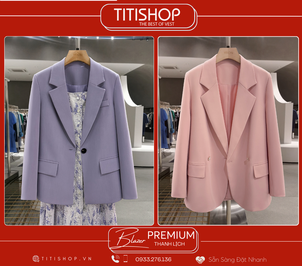Áo Blazer Nữ Titishop (S-XL)