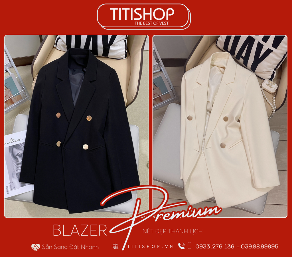 Áo Blazer Nữ Titishop (S-XL)