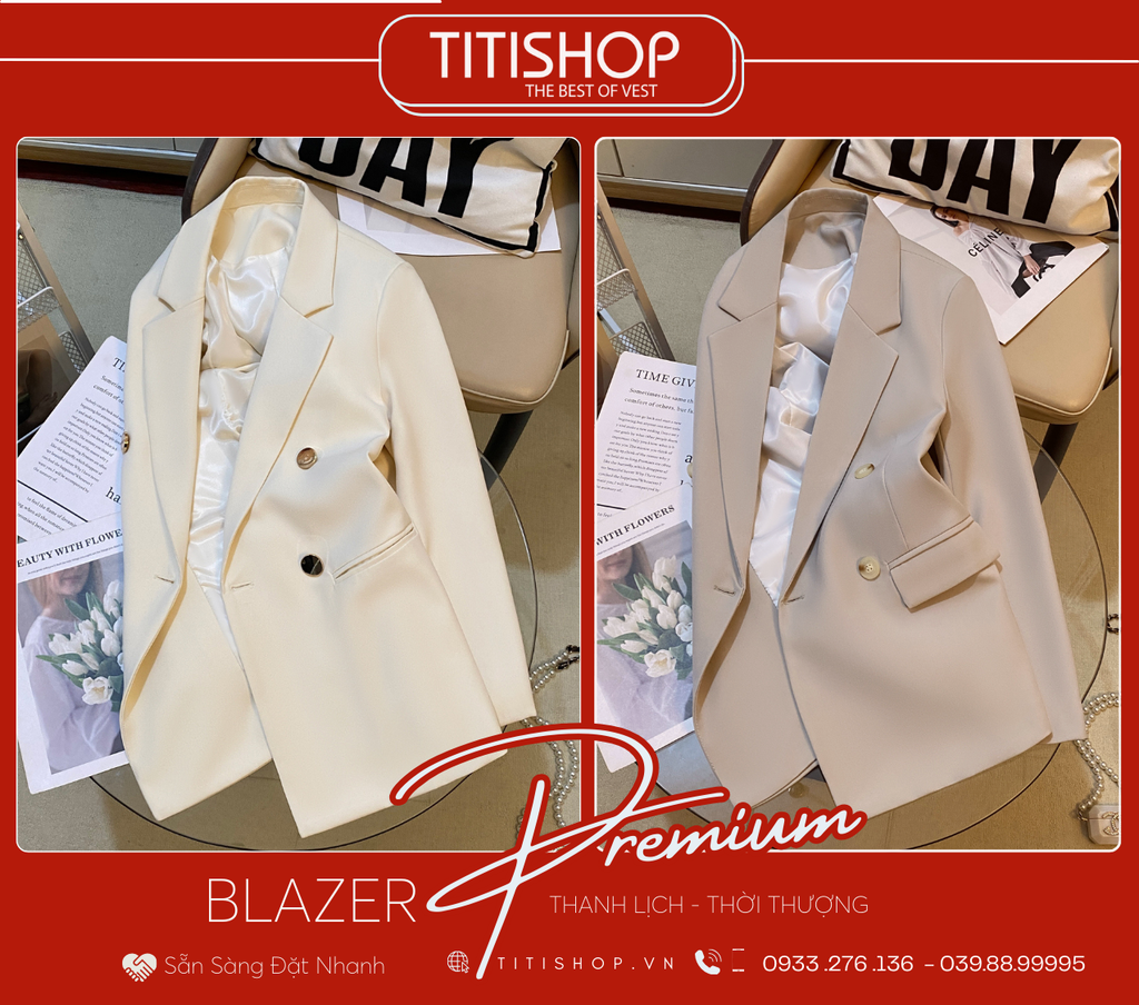 Áo Blazer Nữ Titishop (S-XL)