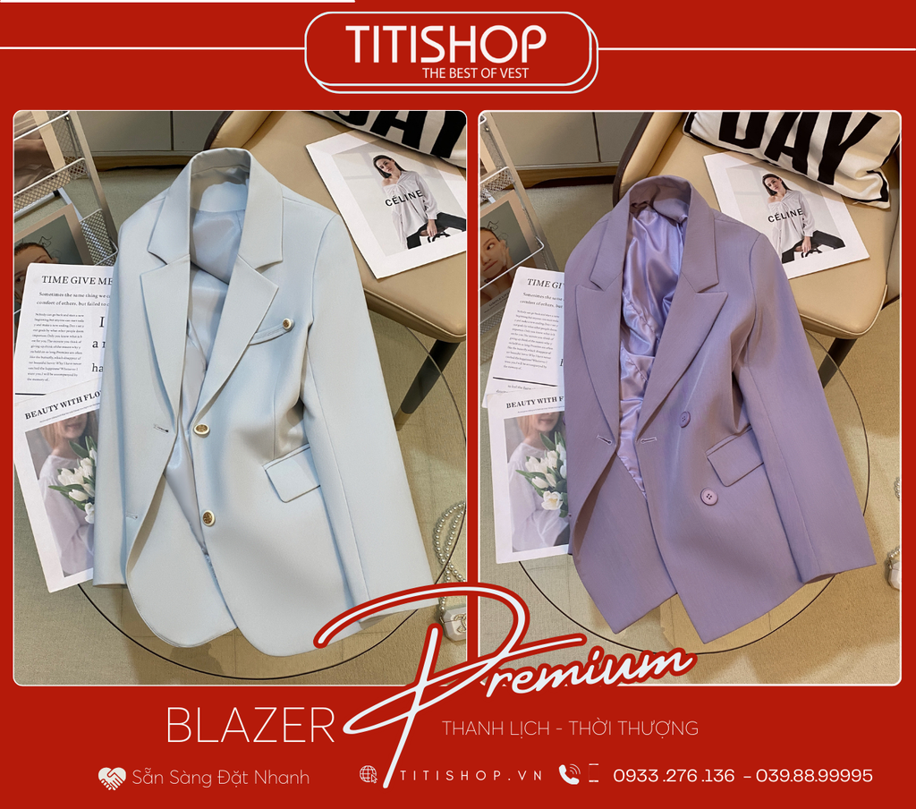 Áo Blazer Nữ Titishop (S-XL)