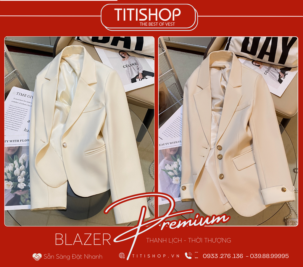Áo Blazer Nữ Titishop (S-XL)