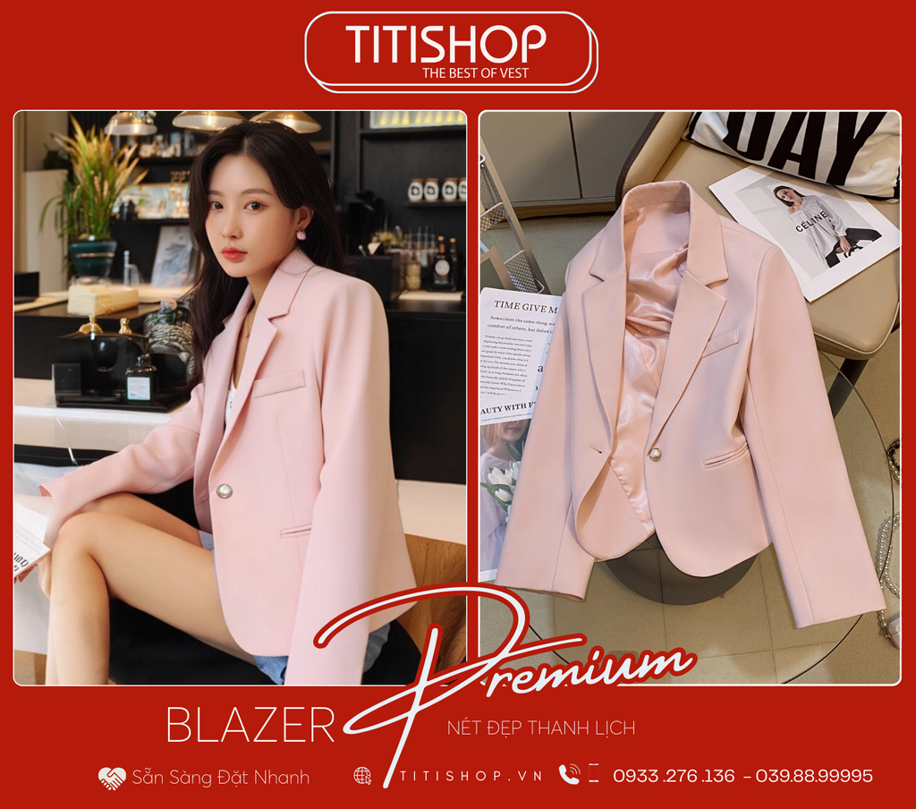 Áo Blazer Nữ Titishop (S-XL)