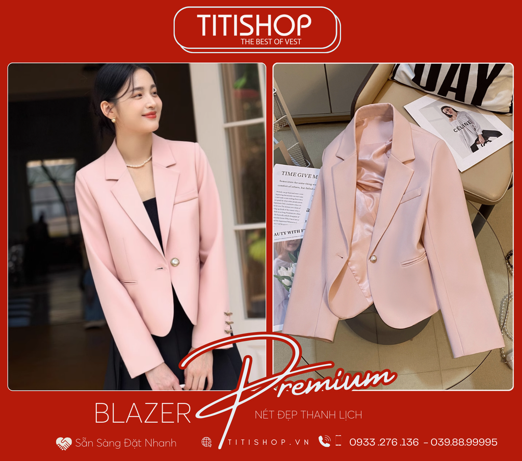 Áo Blazer Nữ Titishop (S-XL)