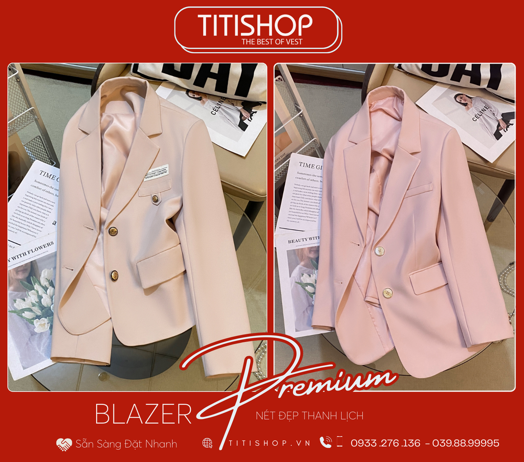 Áo Blazer Nữ Titishop (S-XL)