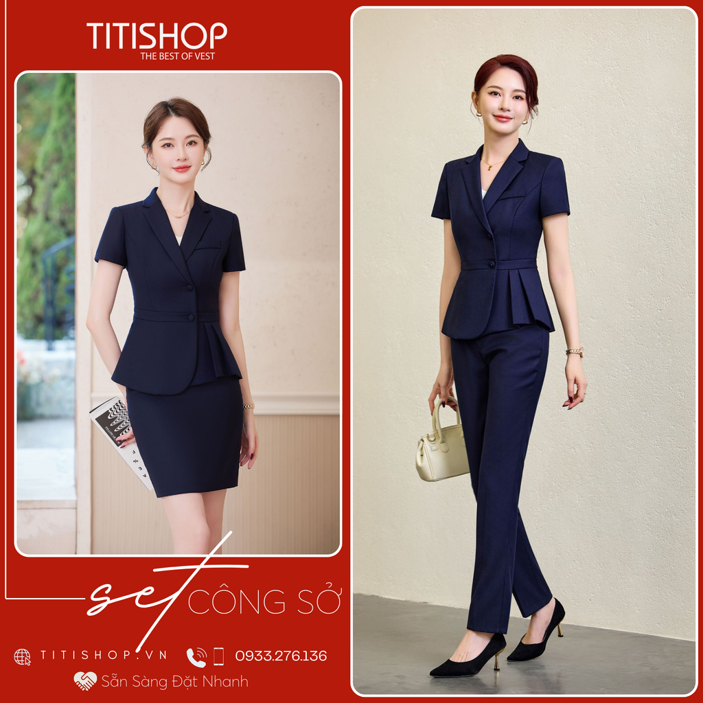Áo Vest Nữ TITISHOP Tay Ngắn