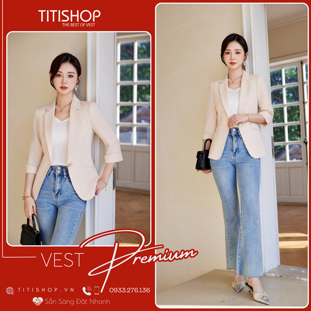 Vest Nữ Tay Lỡ TITISHOP premium
