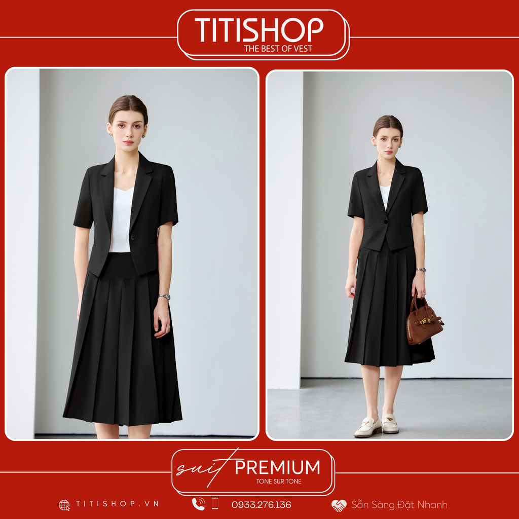 Áo Vest Nữ MIX Đầm TITISHOP