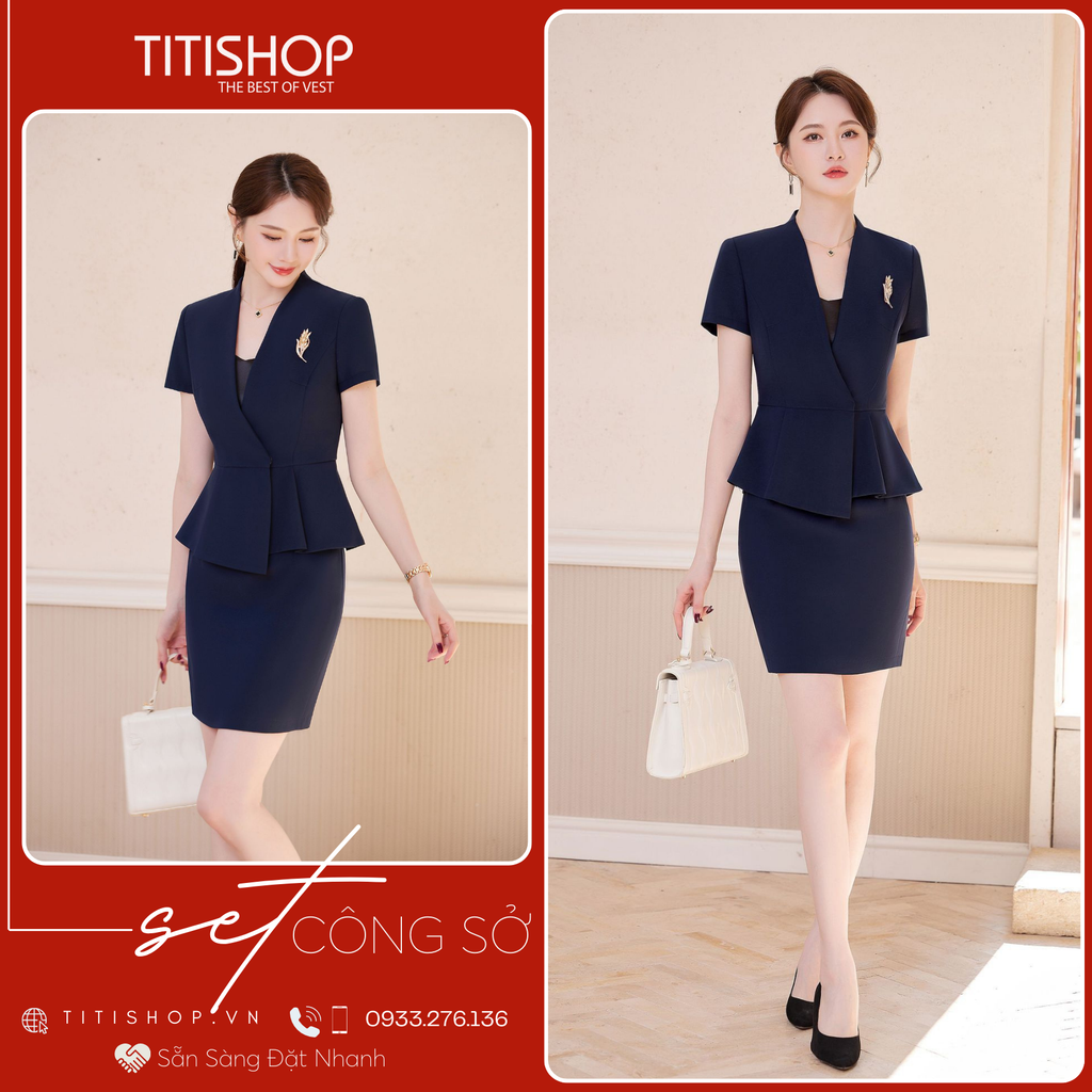 Áo Vest Nữ TITISHOP Tay Ngắn