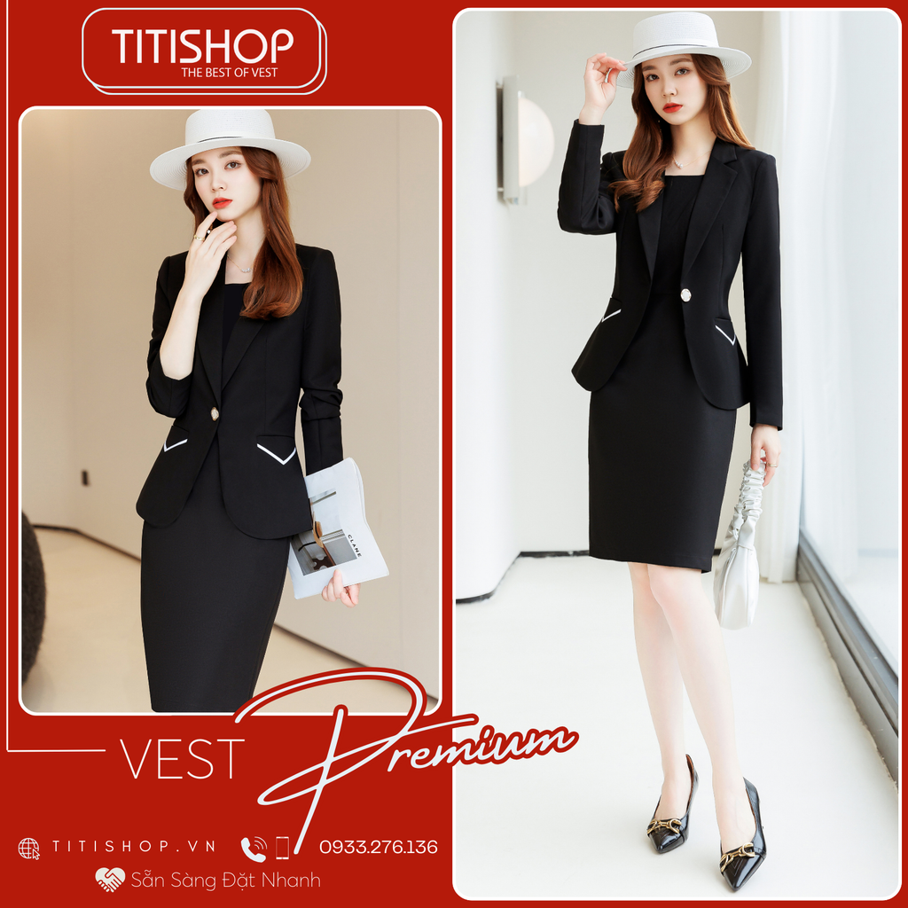 Áo Vest Nữ MIX Đầm TITISHOP