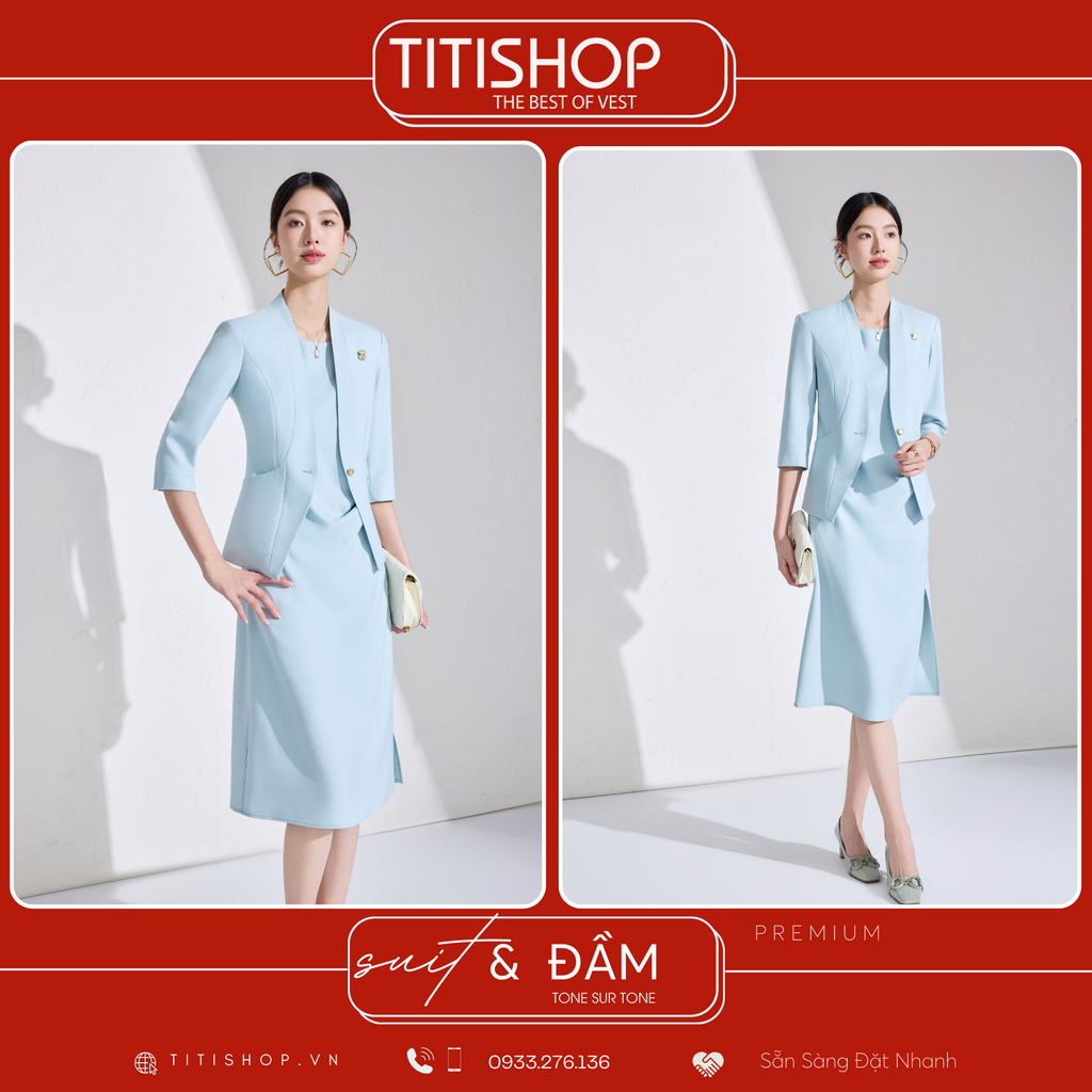 Áo Vest Nữ MIX Đầm TITISHOP