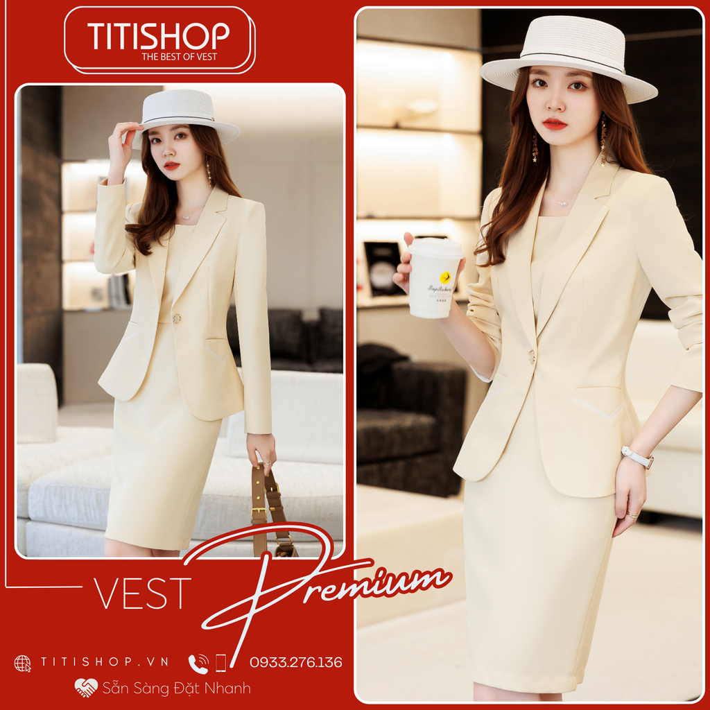 Áo Vest Nữ MIX Đầm TITISHOP