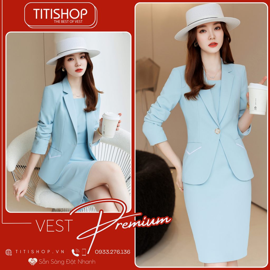 Áo Vest Nữ MIX Đầm TITISHOP