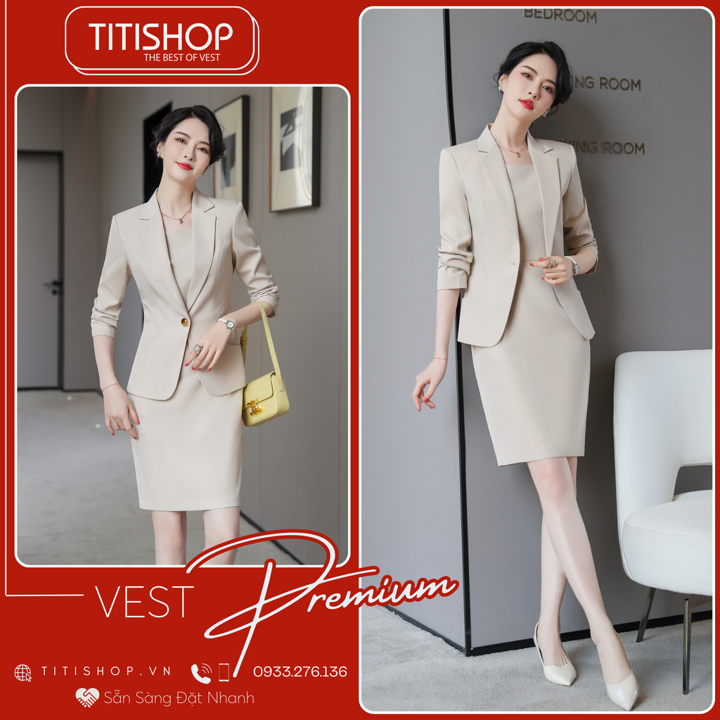 Áo Vest Nữ MIX Đầm TITISHOP
