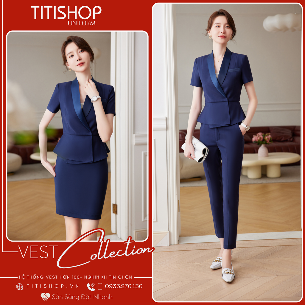 Áo Vest Nữ TITISHOP Tay Ngắn