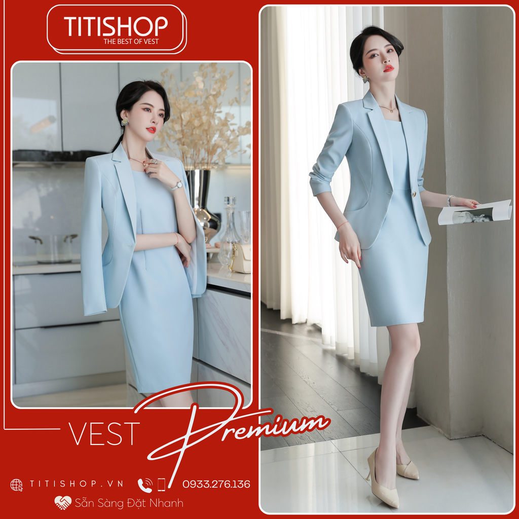 Áo Vest Nữ MIX Đầm TITISHOP